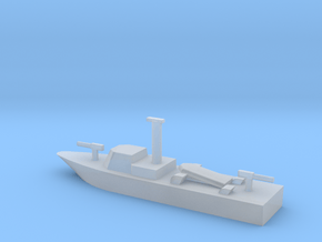 1/1250 Scale Super Dvora II Fast Patrol Boat in Clear Ultra Fine Detail Plastic