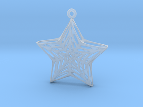 Star Voronoi in Clear Ultra Fine Detail Plastic