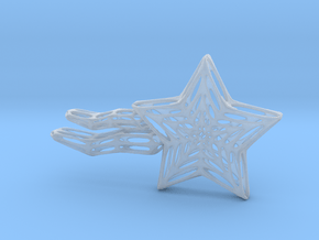 Shooting Star Voronoi in Clear Ultra Fine Detail Plastic