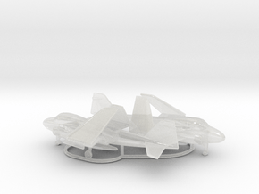 Grumman A-6E Intruder (folded wings) in Clear Ultra Fine Detail Plastic: 1:350