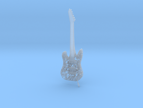 ESP Guitar (60mm) in Clear Ultra Fine Detail Plastic