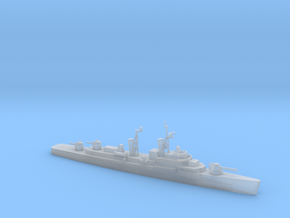 1/1250 Scale USS Hull DD-945 with 8 inch Gun 1975 in Clear Ultra Fine Detail Plastic