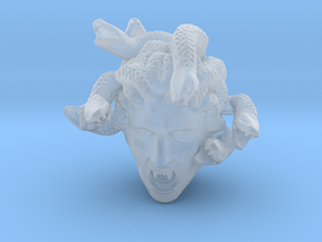 Medusa's Head in Clear Ultra Fine Detail Plastic