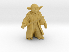 Yoda (Star Wars) in Tan Fine Detail Plastic