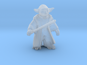Yoda (Star Wars) in Clear Ultra Fine Detail Plastic