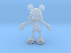 Mickey Gas Mask in Clear Ultra Fine Detail Plastic