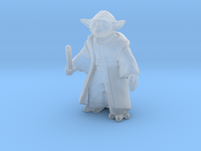 Yoda (25mm) in Clear Ultra Fine Detail Plastic
