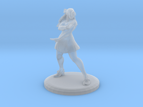 Karin W/ Base (Street Fighter V Fan Art) in Clear Ultra Fine Detail Plastic