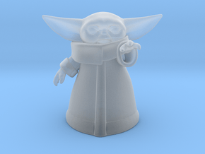 Baby Yoda 20mm (Ver.2) in Clear Ultra Fine Detail Plastic