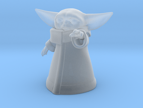 Baby Yoda (Ver.2, 37mm) in Clear Ultra Fine Detail Plastic