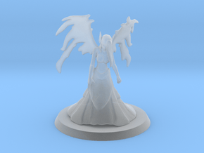 Morgana, the Fallen Angel (35mm) in Clear Ultra Fine Detail Plastic