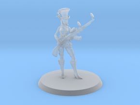 Caitlyn, the Sheriff of Piltover (35mm) in Clear Ultra Fine Detail Plastic