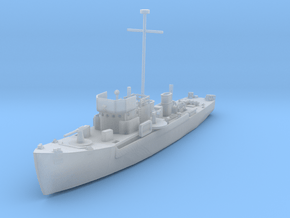 1/285 Scale YMS 1-134 Class Minesweeper in Clear Ultra Fine Detail Plastic