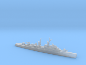 1/2400 Scale Forrest Sherman Class Mod Destroyer in Clear Ultra Fine Detail Plastic