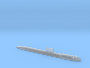 1/700 Scale USSR Tango Class Submarine Waterline in Clear Ultra Fine Detail Plastic