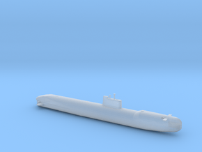 1/700 Scale USSR Tango Class Submarine in Clear Ultra Fine Detail Plastic