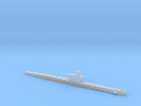 1/1800 Scale Romeo Russian Submarine Waterline in Clear Ultra Fine Detail Plastic