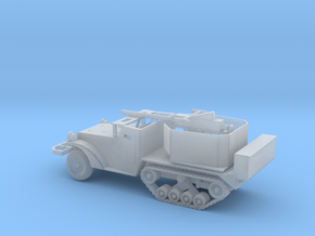 1/100 Scale M3 HalfTrack with 40mm AA Gun in Clear Ultra Fine Detail Plastic