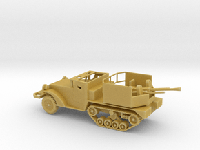 1/87 Scale M15A1 HalfTrack with 37mm AA Gun in Tan Fine Detail Plastic