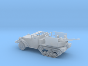 1/100 Scale M15A1 HalfTrack with 37mm AA Gun in Clear Ultra Fine Detail Plastic