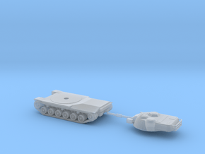 1/160 Scale MBT70 Tank in Clear Ultra Fine Detail Plastic