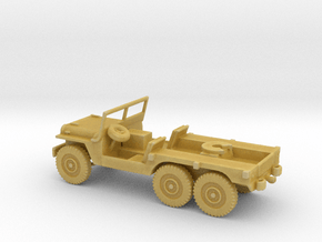 1/87 Scale 6x6 Jeep MT Tug in Tan Fine Detail Plastic