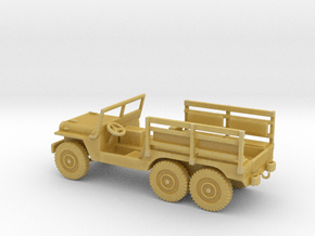 1/87 Scale 6x6 Jeep MT Troop in Tan Fine Detail Plastic