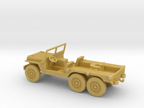 1/72 Scale 6x6 Jeep MT Tug in Tan Fine Detail Plastic