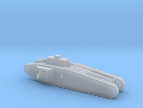1/100 Scale Mark VIII International Tank in Clear Ultra Fine Detail Plastic