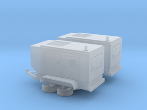 N Diesel Generator - 2 pack in Clear Ultra Fine Detail Plastic