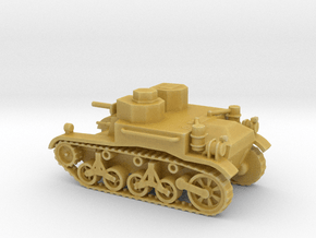 1/72 Scale M2A1 Light Tank in Tan Fine Detail Plastic