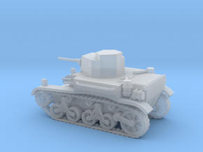 1/160 Scale M2A4 Light Tank in Clear Ultra Fine Detail Plastic