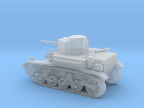 1/100 Scale M2A4 Light Tank in Clear Ultra Fine Detail Plastic