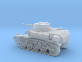 1/72 Scale M3A1 Light Tank in Clear Ultra Fine Detail Plastic