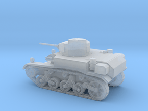 1/100 Scale M3 Light Tank in Clear Ultra Fine Detail Plastic