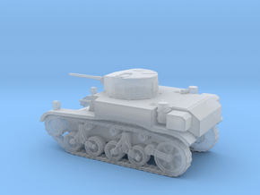 1/100 Scale M3A1 Light Tank in Clear Ultra Fine Detail Plastic
