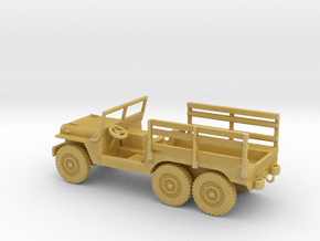 1/87 Scale 6x6 Jeep Cargo in Tan Fine Detail Plastic