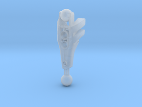 Custom Bionicle Lower Leg in Clear Ultra Fine Detail Plastic