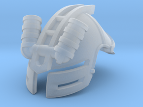 Glatorian Helmet 1 in Clear Ultra Fine Detail Plastic