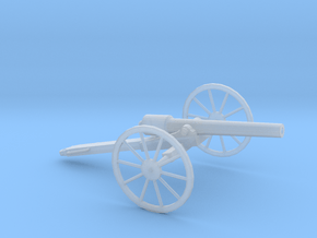 1/87 Scale American Civil War Cannon 10-Pounder in Clear Ultra Fine Detail Plastic