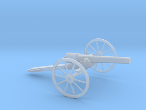1/72 Scale American Civil War Cannon 10-Pounder in Clear Ultra Fine Detail Plastic