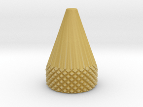 Cone 10 MM O.D. in Tan Fine Detail Plastic