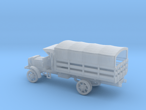 1/100 Scale Liberty Truck Cargo with Cover in Clear Ultra Fine Detail Plastic