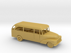 1/72 Scale Ford 1955  MASH Bus in Tan Fine Detail Plastic