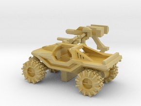All-Terrain Vehicle with weapons in Tan Fine Detail Plastic