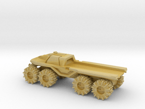 All-Terrain Vehicle closed cab with open cargo bed in Tan Fine Detail Plastic