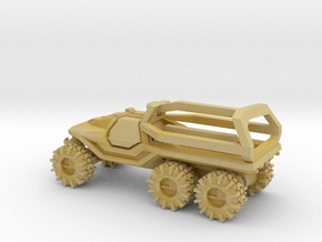 All-Terrain Vehicle 6x6 closed cab with Roll Over  in Tan Fine Detail Plastic