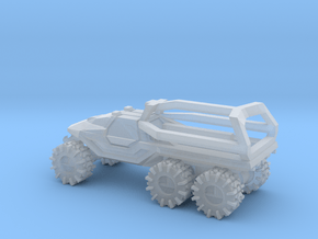 All-Terrain Vehicle 6x6 closed cab with Roll Over  in Clear Ultra Fine Detail Plastic