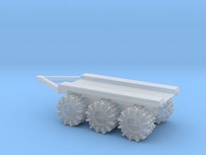 All-Terrain Vehicle 3 axil trailer for modular loa in Clear Ultra Fine Detail Plastic