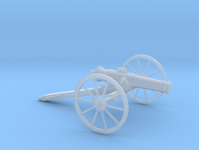 1/48 Scale American Civil War Cannon 24-pounder in Clear Ultra Fine Detail Plastic